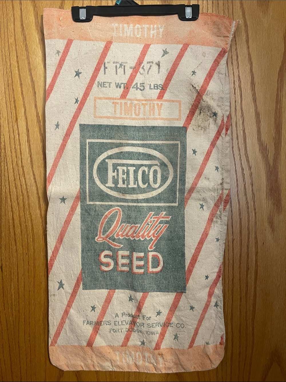 Vintage Felco feed sack